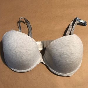 Gray aerie bra